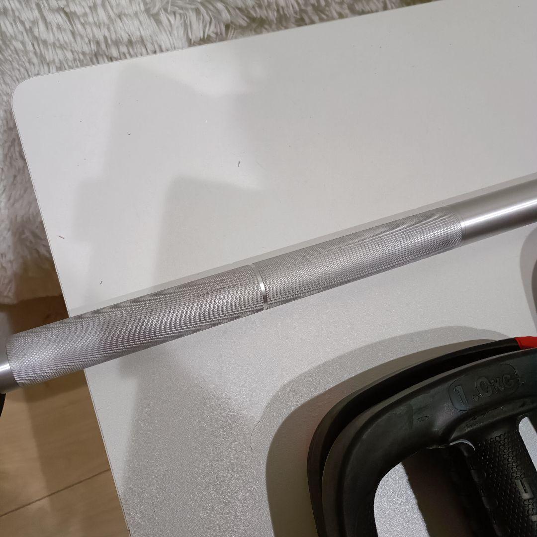 美品 レスミルズ　SMART BAR バーベルセット 重り付き