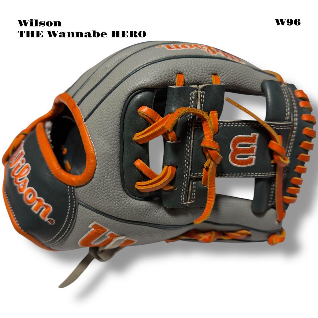 希少品！ Wilson ウィルソン ワナビー 軟式野球 内野手 グローブ グラブ