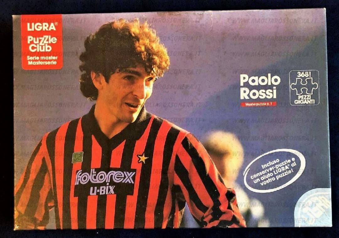 85-86 AC MILAN 選手用 ACミラン 当時物 ロッシ　マルディーニ