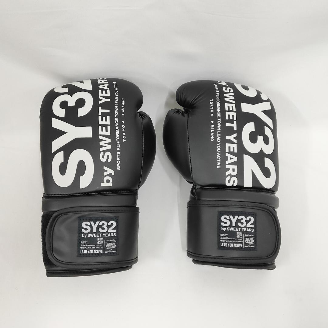 ○★新品 未使用 SY32 ボクシンググローブ ブラック 10oz 練習用