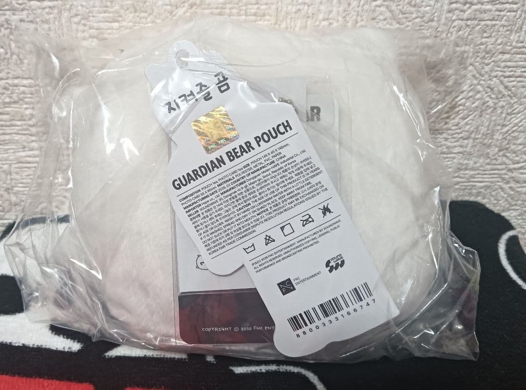 N.Flyingスンヒョプグッズ\"GUARDIAN BEAR\" POUCH