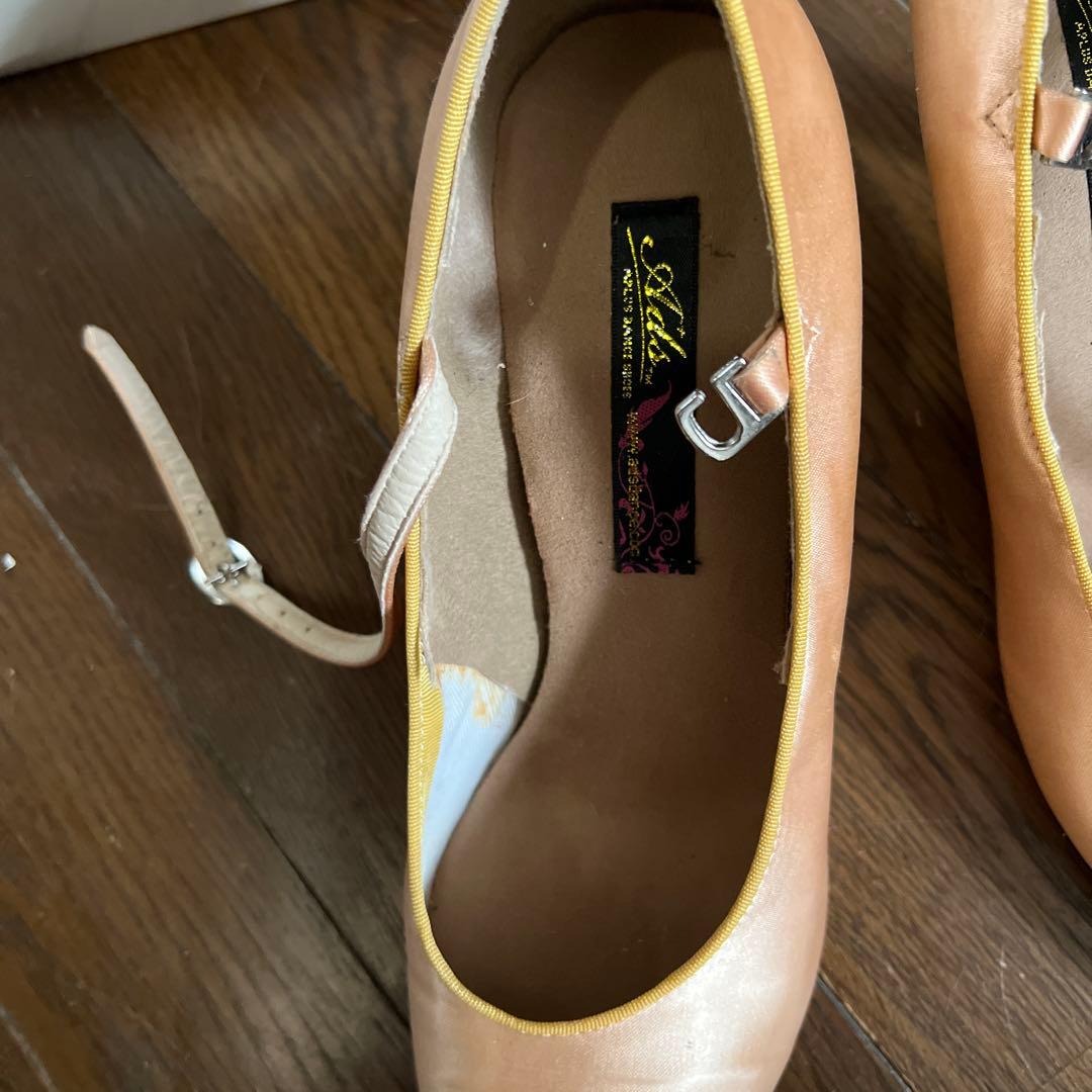 Aplus Dance Shoes ダンスシューズ ベージュ