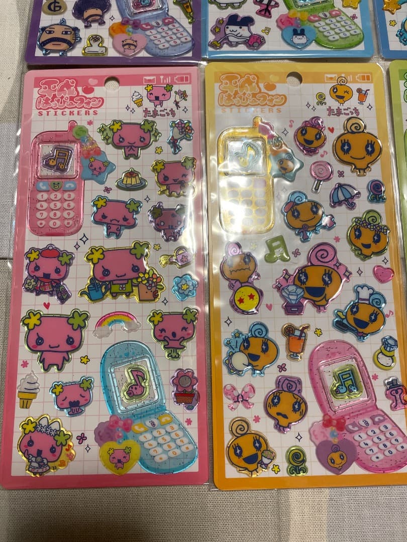平成はっぴーフォン　たまごっち　ふらわっち　まめっち　コンプリートセット