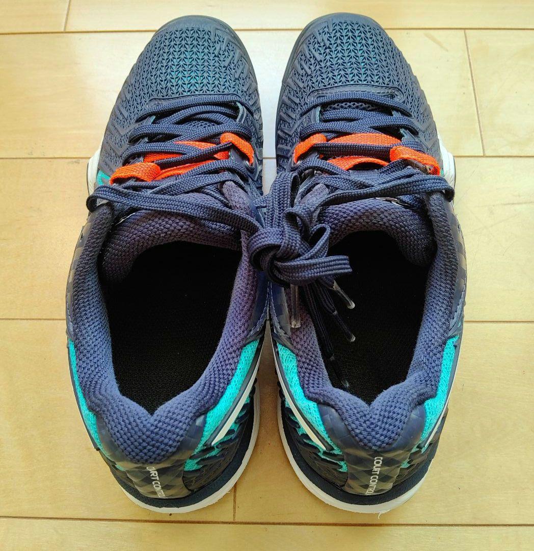 asics　バドミントンシューズ　24.0cm ネイビー