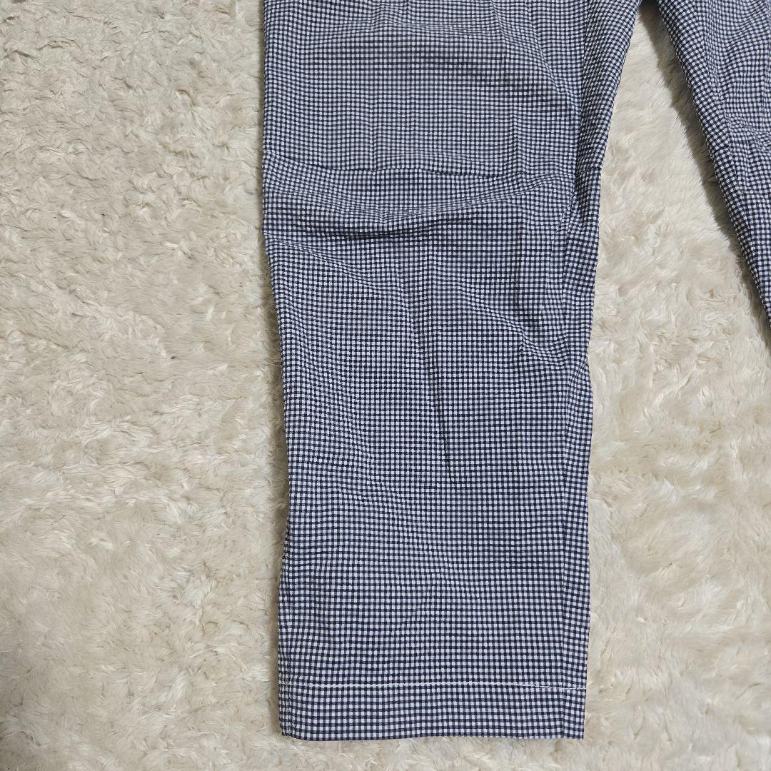 BEAMS GOLF シアサッカー チェック柄 パンツ XL
