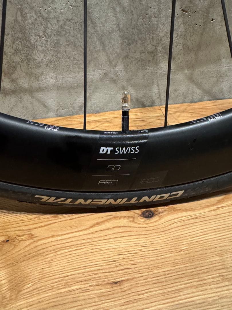 【650C】DT SWISS ARC 1600 50 カーボンホイール前後セット