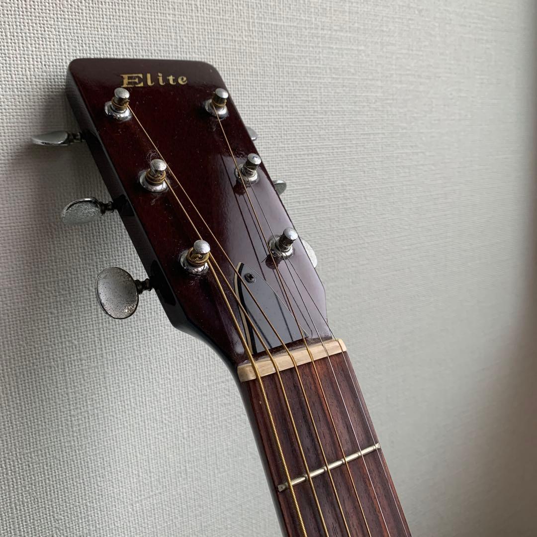 【希少】Elite エリート（タカミネ）ジャパンヴィンテージアコギADJサドル