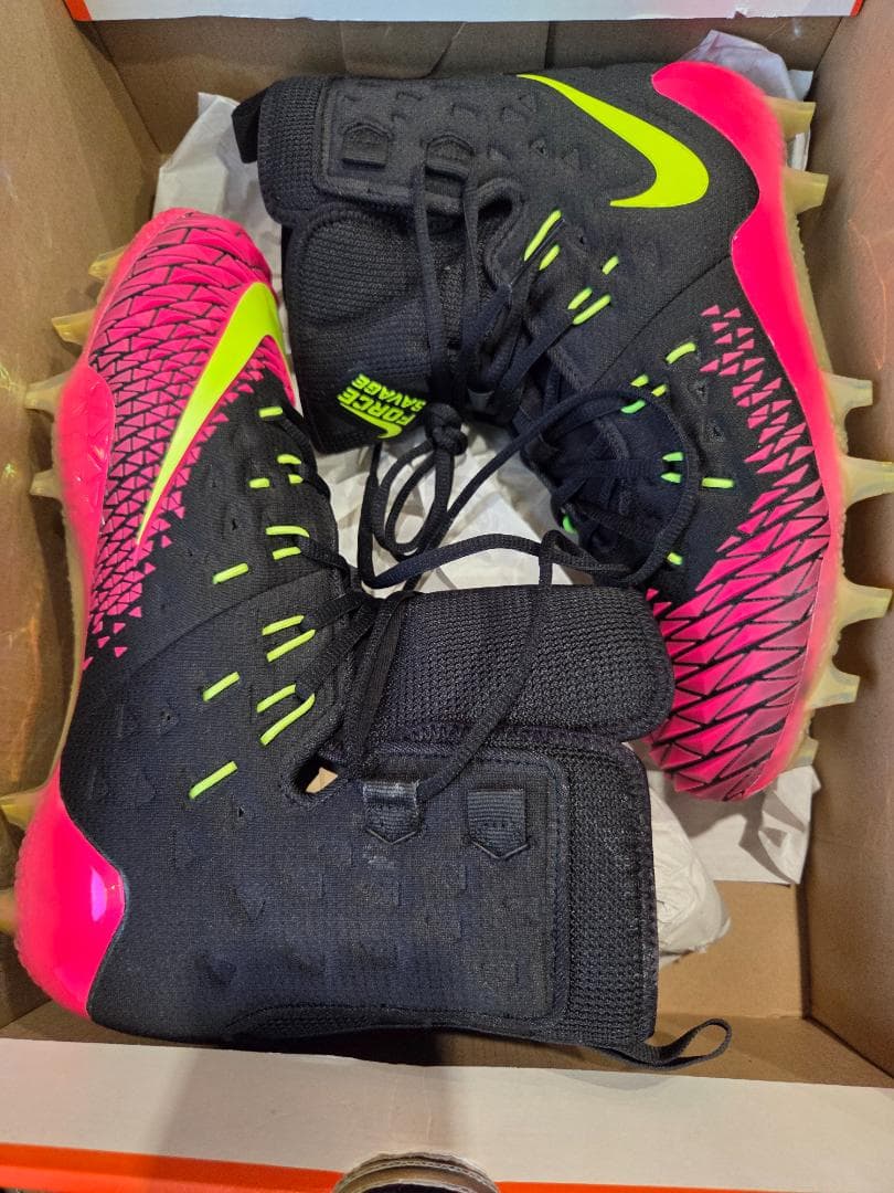 NIKE フォースサベージ エリートTD スパイク 黒ピンク 27.5cm