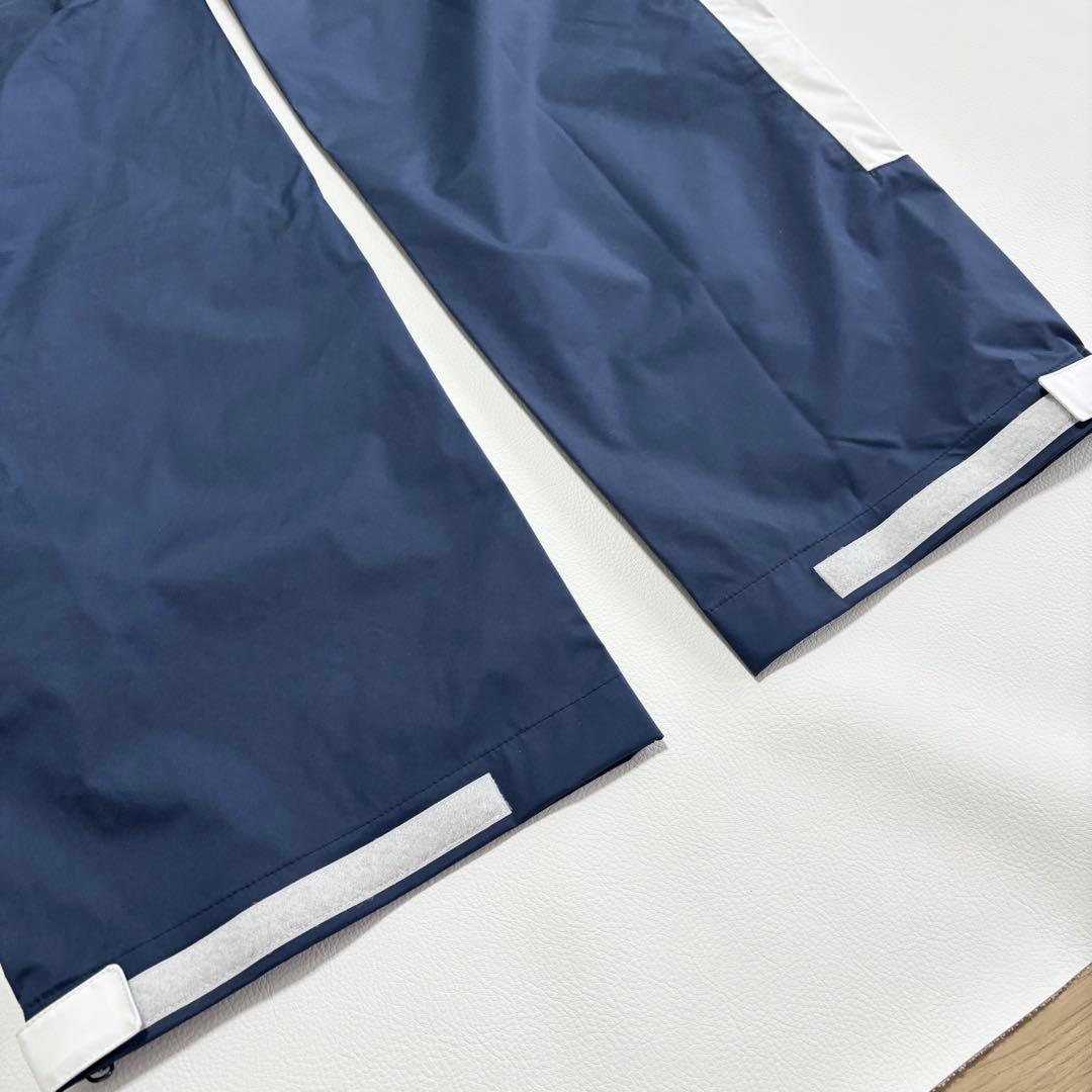 極美品✨ ビームス ゴルフ レイン セットアップ 紺 白 ユニセックス XL
