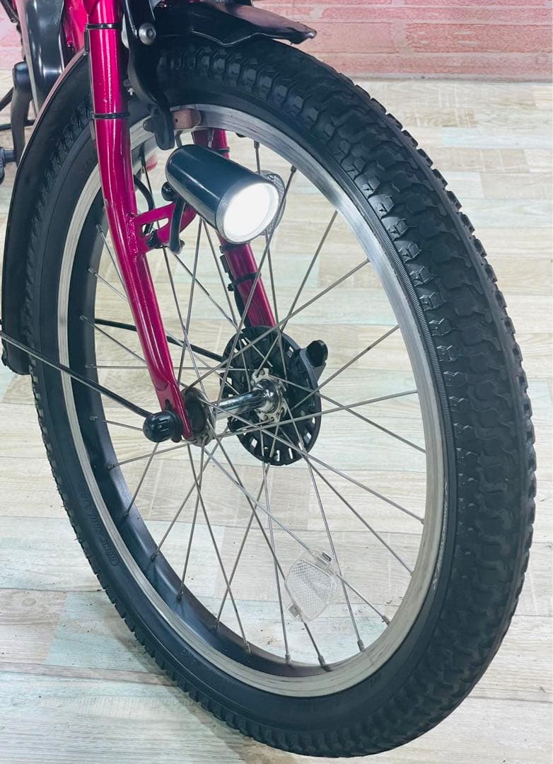K2526 電動自転車ヤマハ子供乗せ 20インチ 8.9Ah ピンク