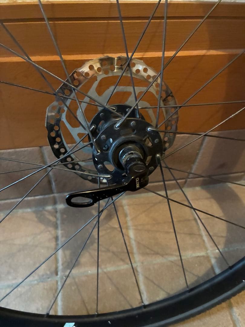 ロードバイク用ホイール　ALEX RXD3 前輪ディスクブレーキ　ビアンキ