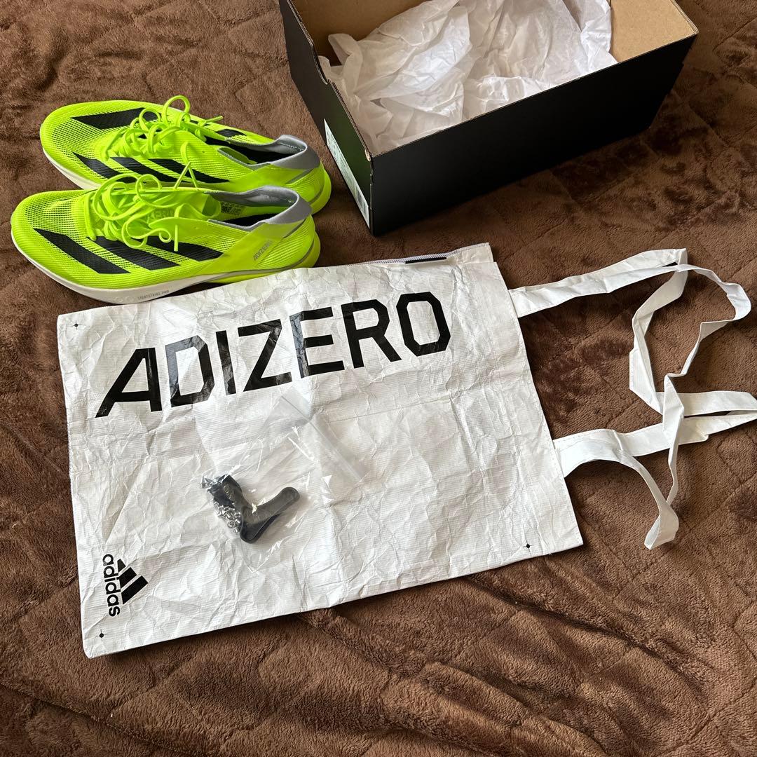 adidas ADIZERO スパイクシューズ 長距離　27cm