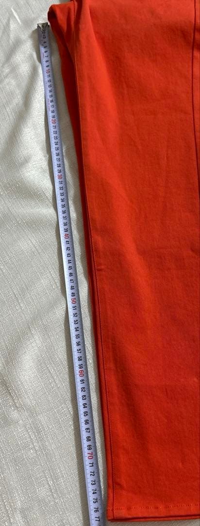 パーリーゲイツ☆新品☆ レディース２　パワフルコットンストレッチパンツ　オレンジ