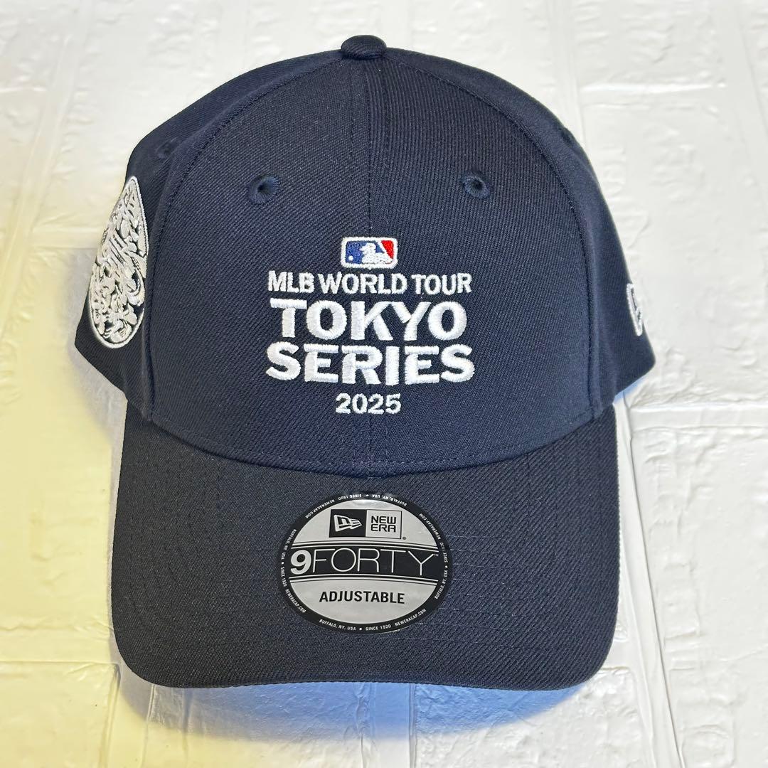 【新品】MLB 2025 TOKYO SERIES 限定 キャップ ネイビー①