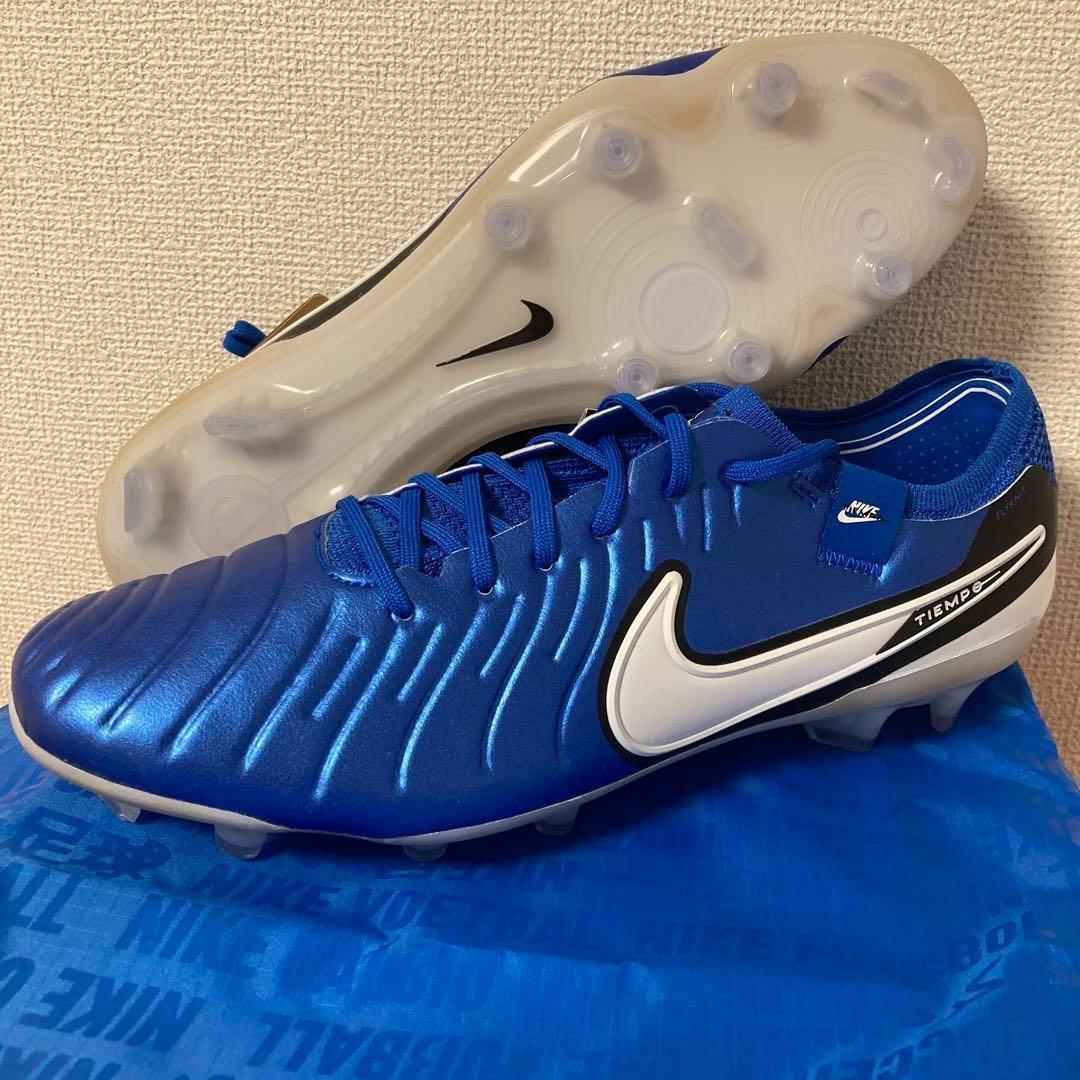 NIKE ティエンポレジェンド10エリート FG 29.5㎝ 天然芝　青　ブルー