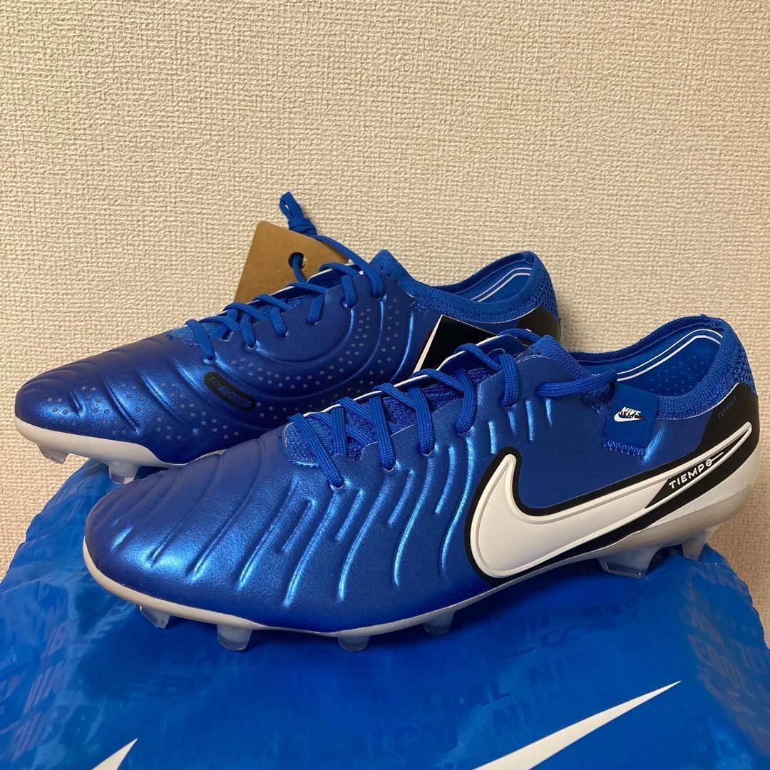 NIKE ティエンポレジェンド10エリート FG 29.5㎝ 天然芝　青　ブルー