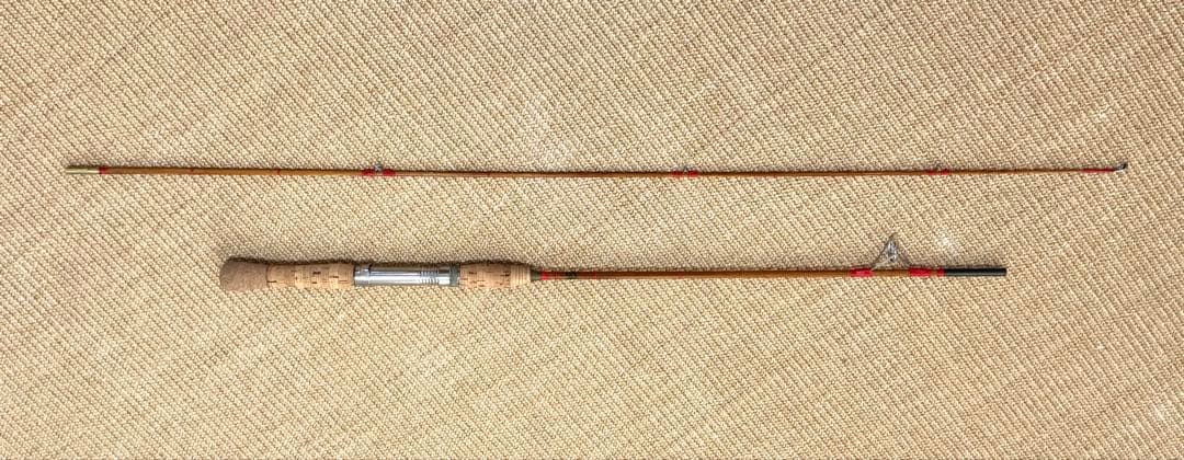 Lee of Redditchバンブースピニングロッド6ft英国製中古長期保管品