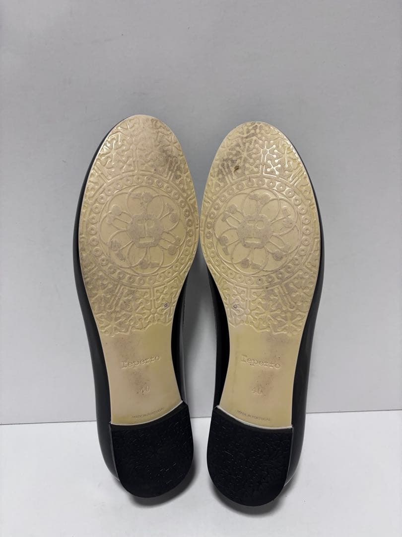 ⭐️美品⭐️ repetto レペット バレエシューズ エナメル フラット 黒 40