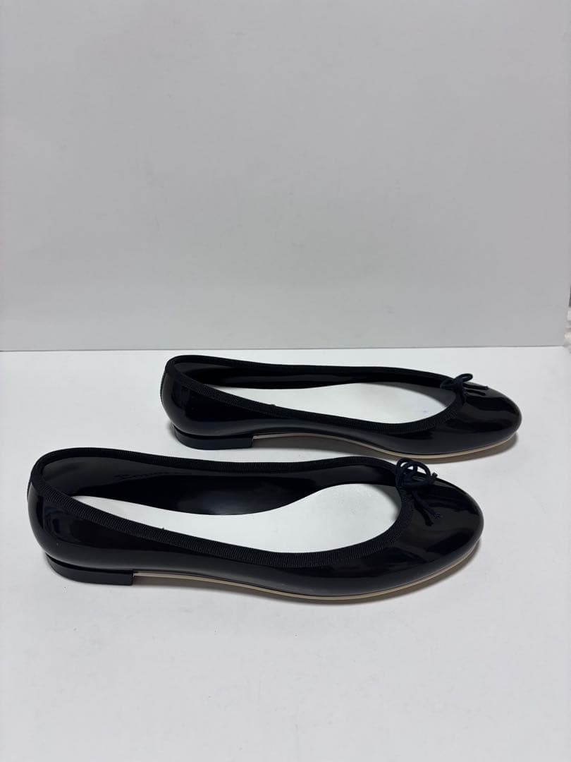 ⭐️美品⭐️ repetto レペット バレエシューズ エナメル フラット 黒 40