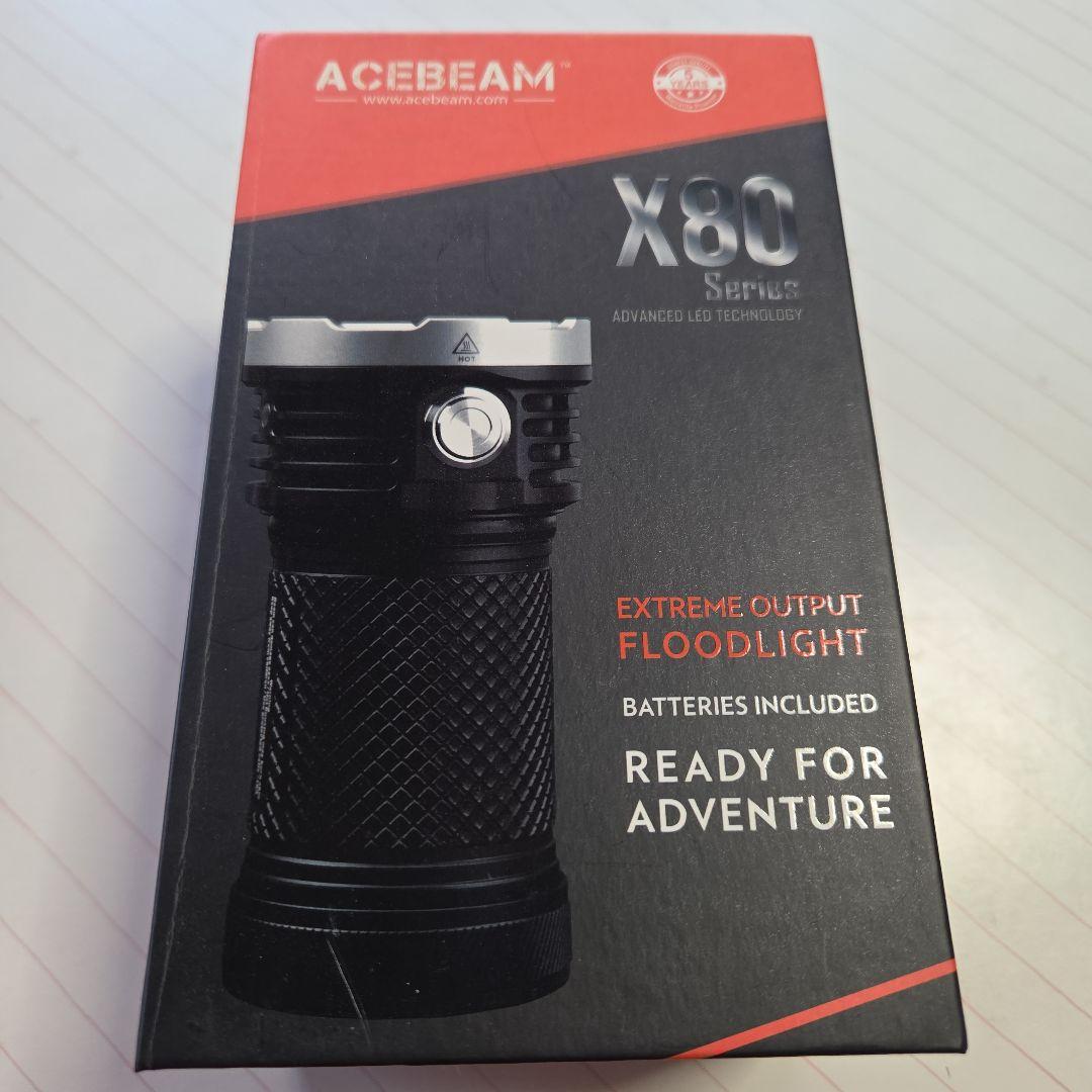 ACEBEAM X80 GT 32500ルーメン