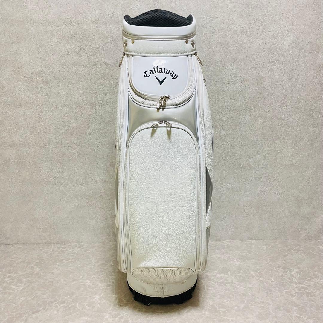 callaway キャロウェイ　キャディバッグ　エナメル　ホワイト　希少　貴重