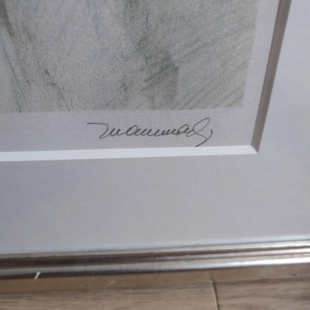M. Marcelli 女性の肖像 リトグラフ 39/200