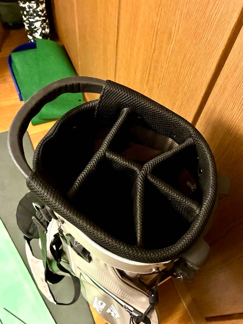 k*a様 PYKES PEAK ゴルフ キャディバッグ スタンド式 2.4kg