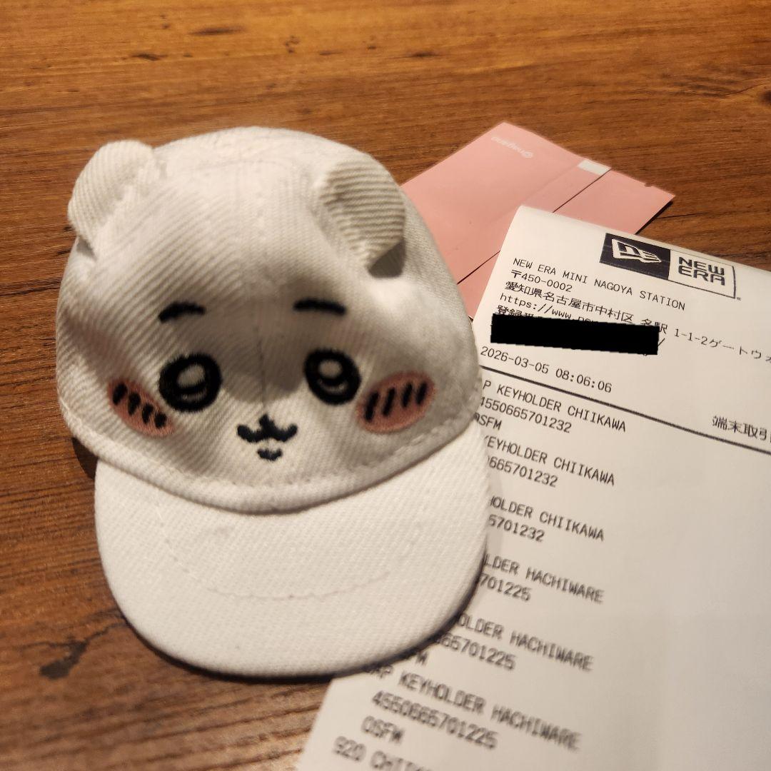 【本日発送・新品】ニューエラ ちいかわ キャップキーホルダー ちいかわ