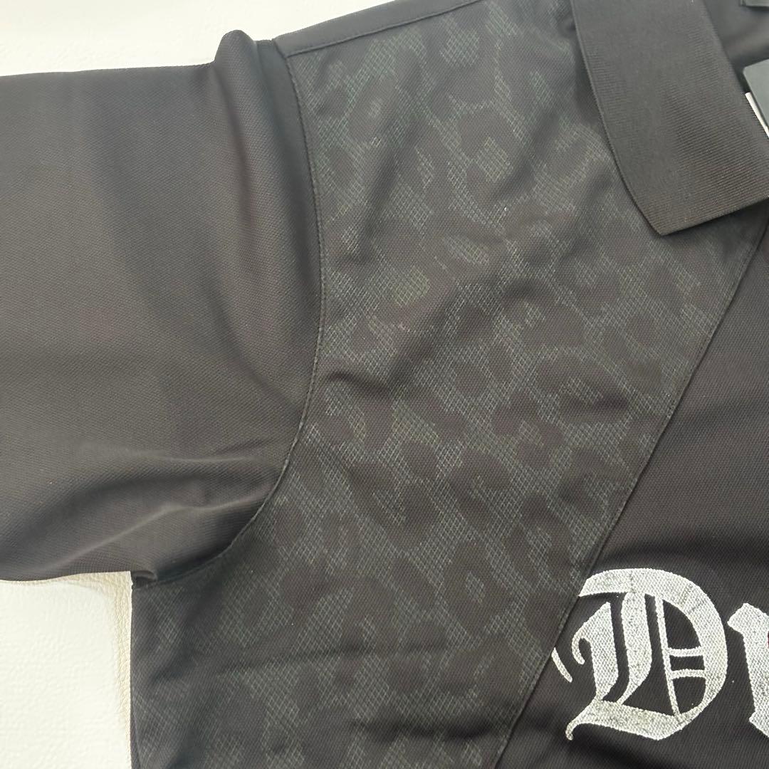 【新品】ダンスウィズドラゴン　メンズゴルフポロシャツ XLサイズ　ブラック