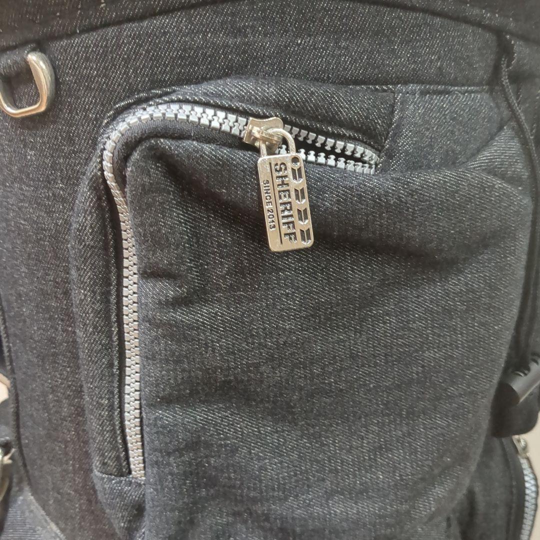 マッキーSheriff　デニムキャディバッグ、メンズ、レディース兼用、美品