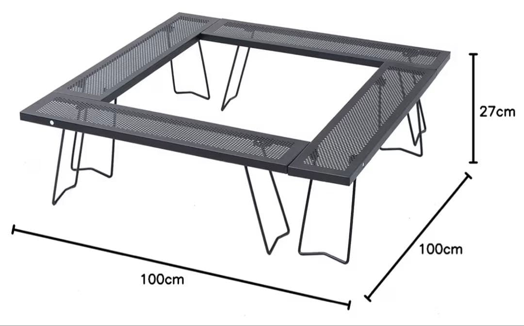 尾上製作所(ONOE) マルチファイアテーブル 専用バッグ付、100cm