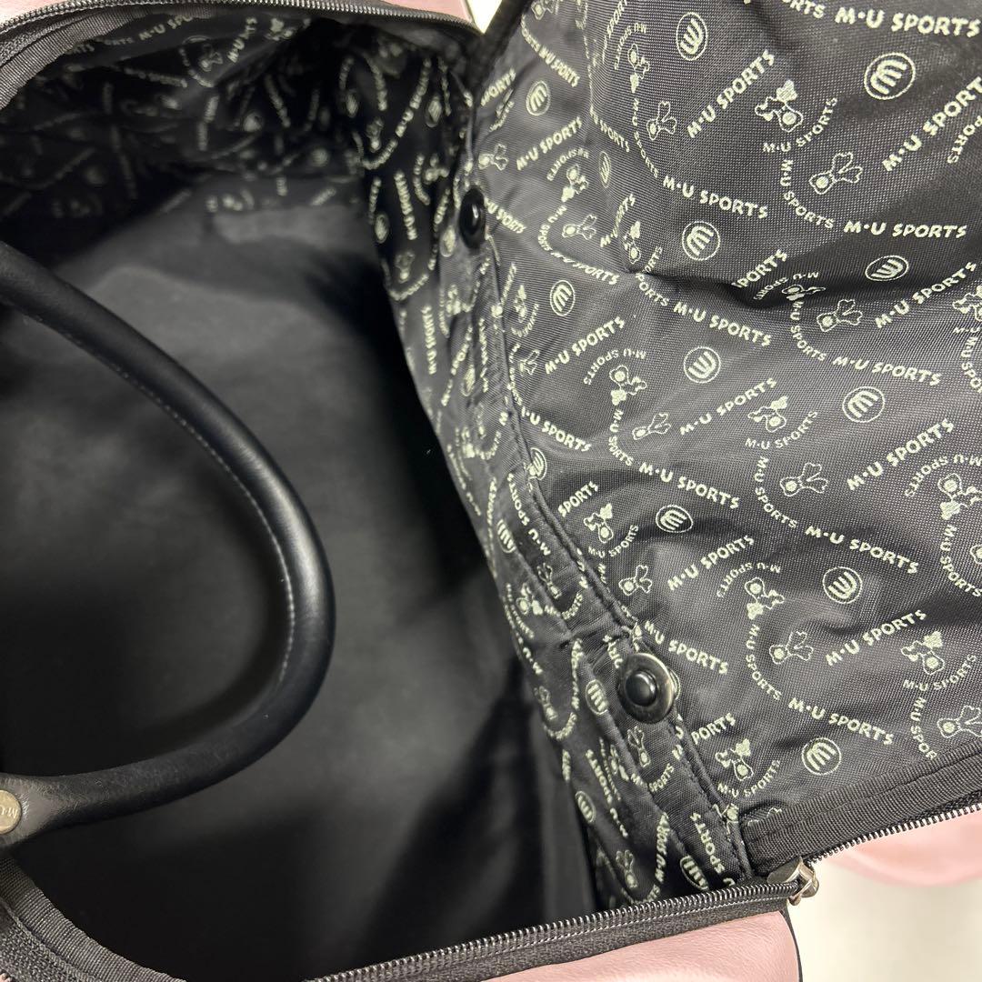 ミエコウエサコ M.U SPORTS ゴルフボストンバッグ シューズバッグ