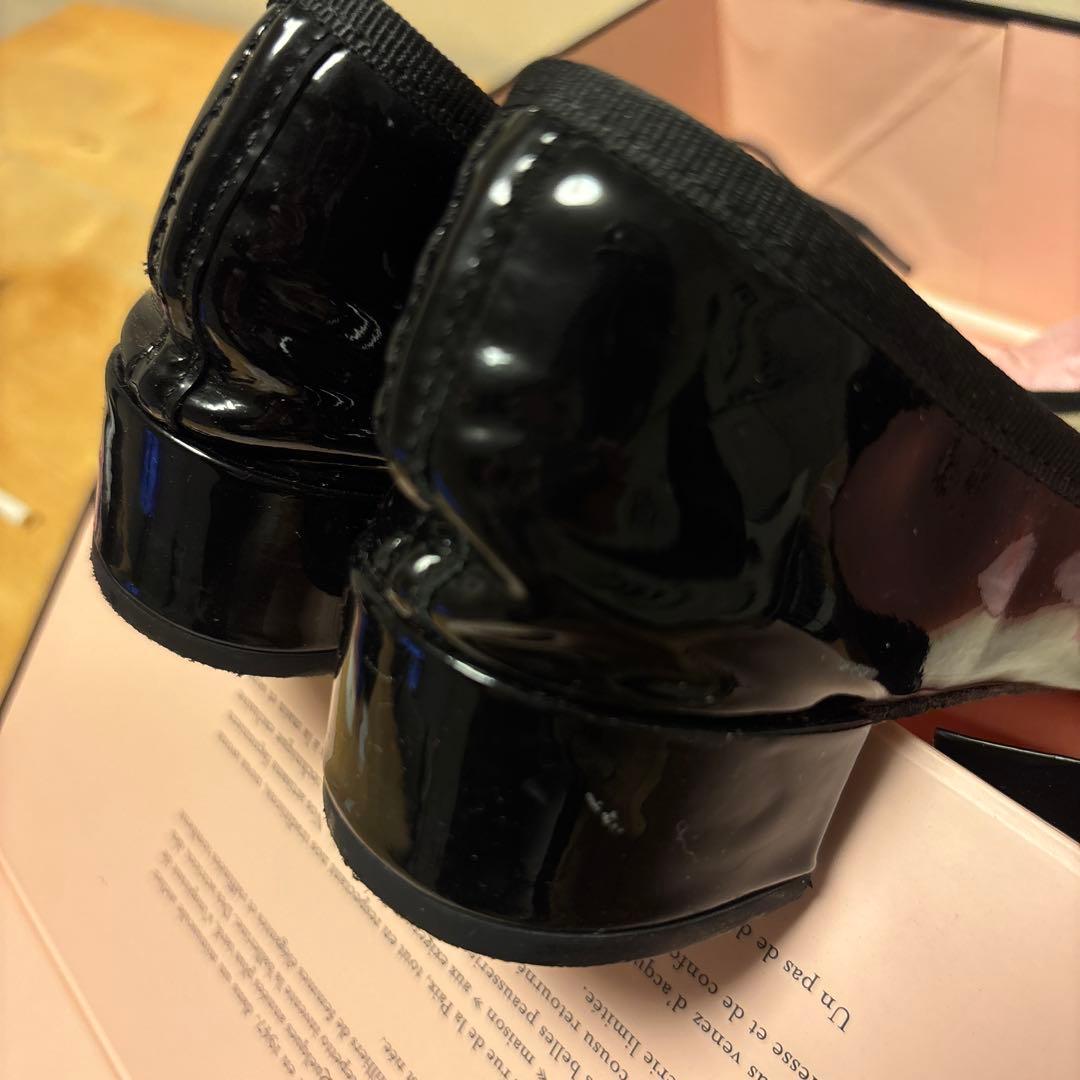 repetto レペット37 Noir エナメル　ブラック　黒