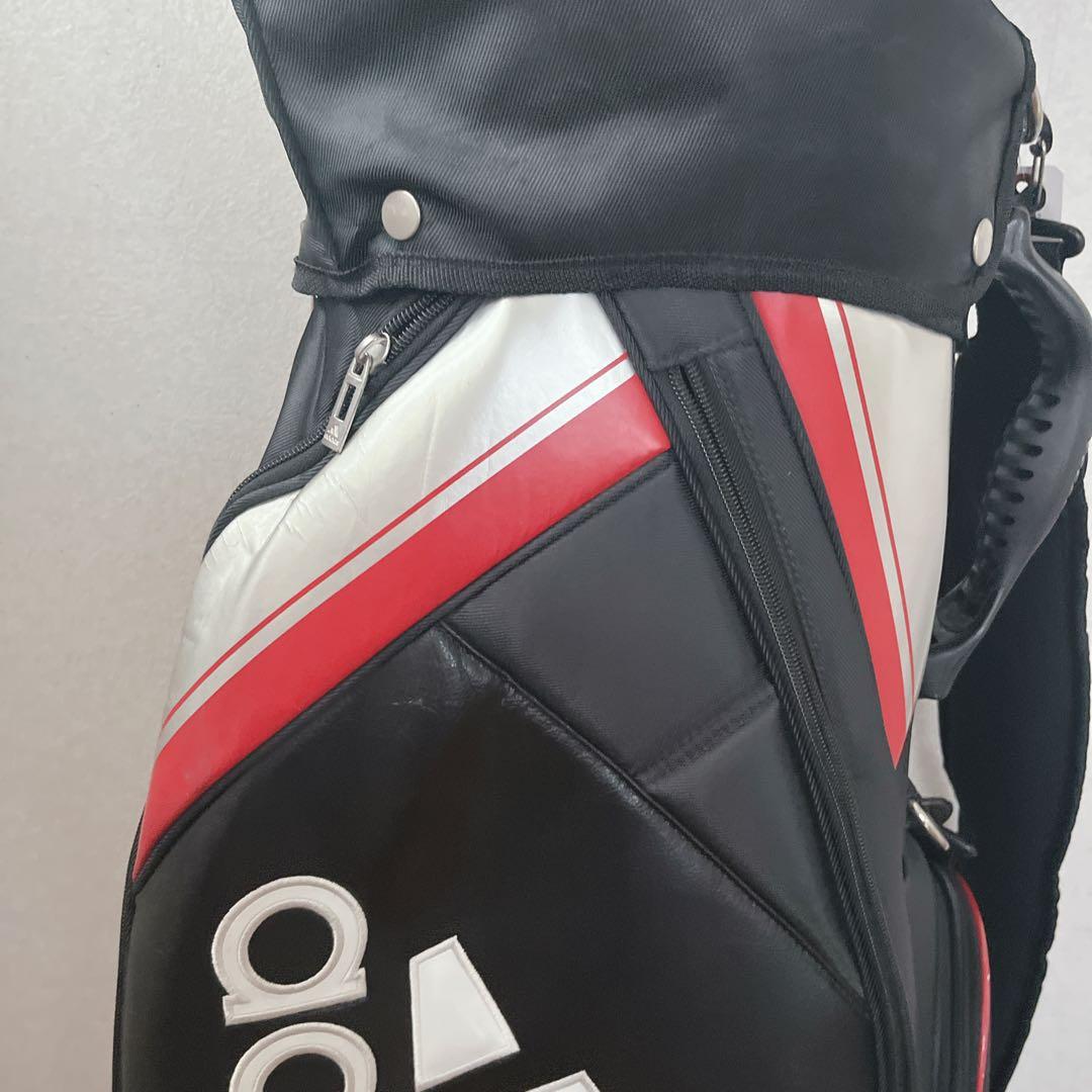 K076 美品！adidas メンズ キャディバッグ 9型