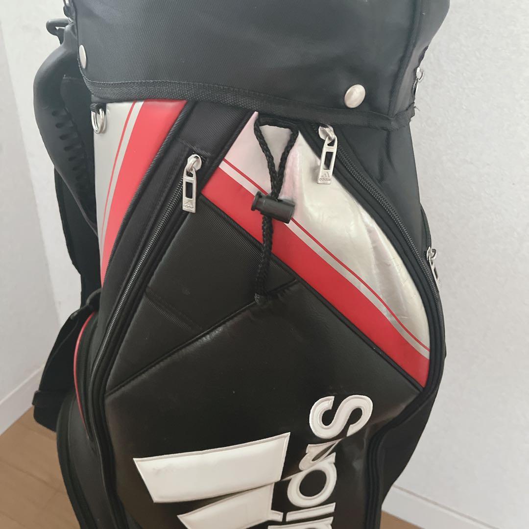 K076 美品！adidas メンズ キャディバッグ 9型