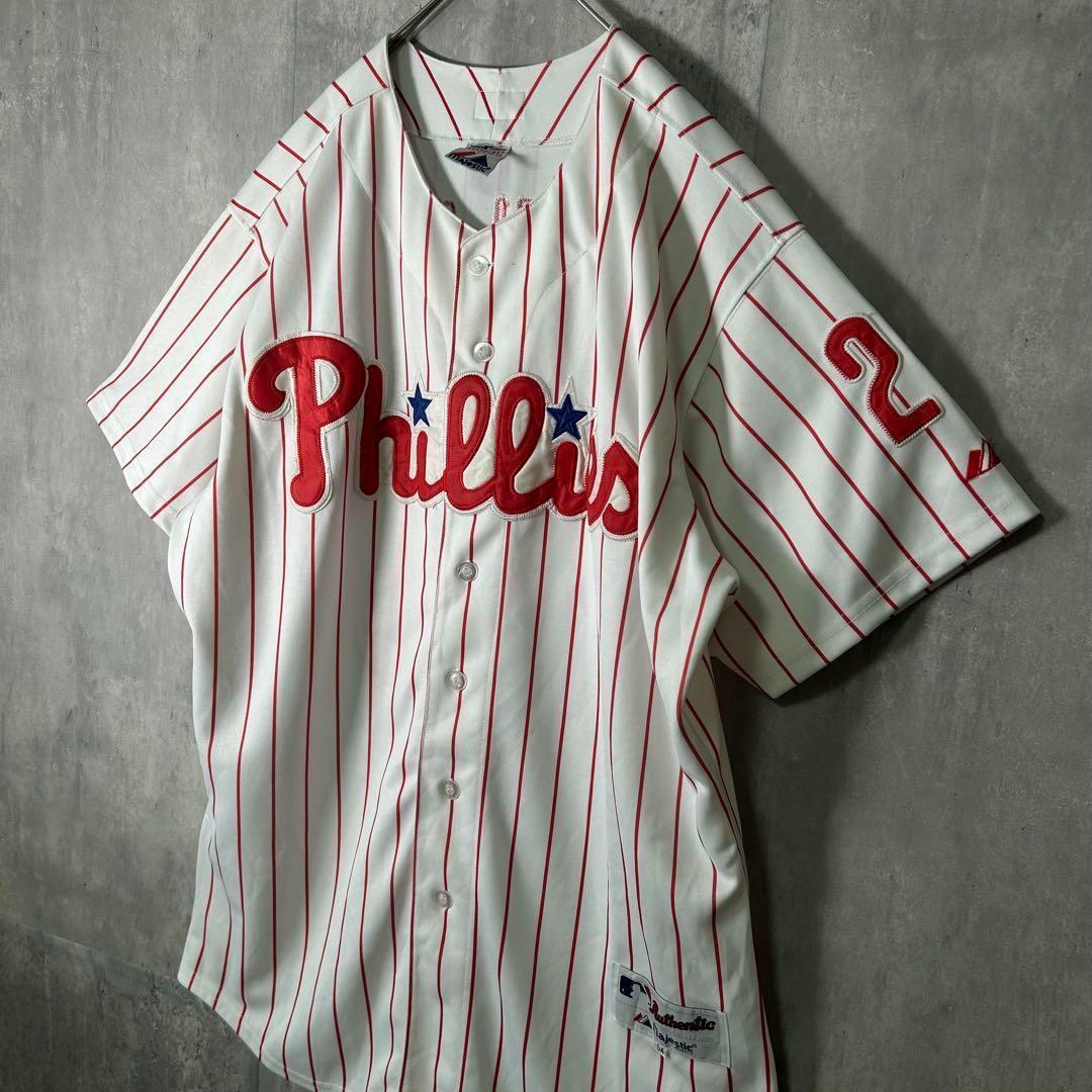 Majestic MLB Phillies Utley ユニフォーム 54サイズ