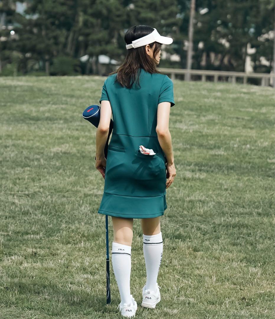 【新品未使用】FILA GOLF レディースダンボールニットワンピース　ゴルフ