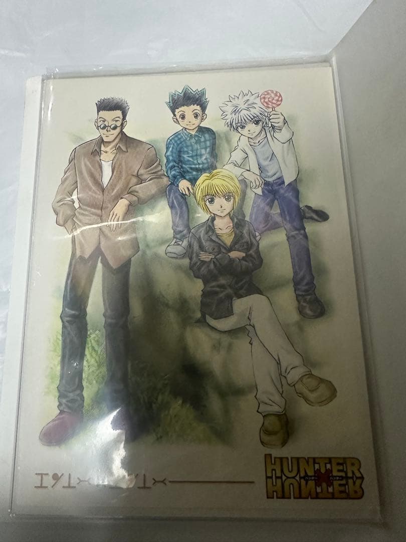 HUNTER×HUNTER ポストカード入れ　ポストカード19枚　旧