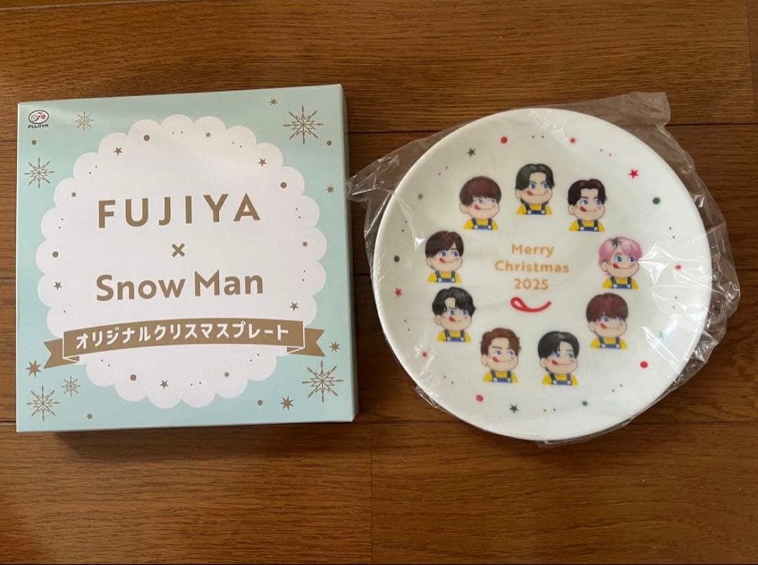FUJIYA×Man オリジナルクリスマスプレート（お皿）