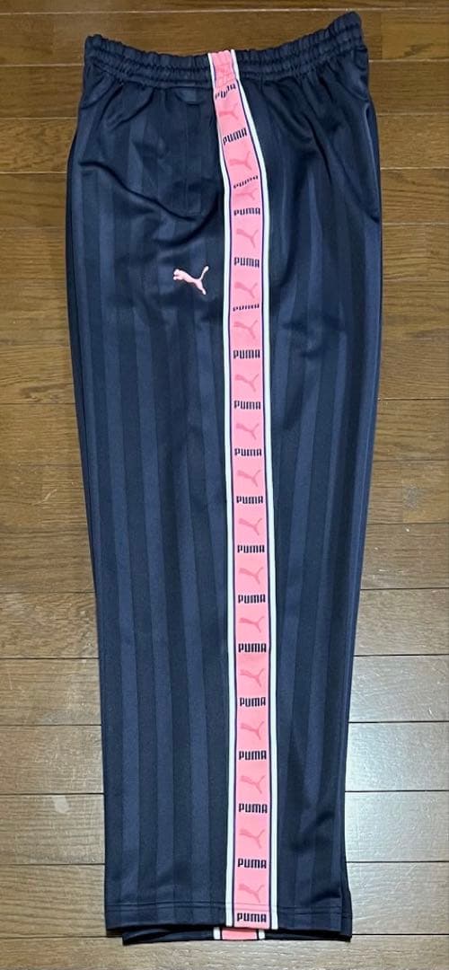 新品未使用　プーマジャージ　下　 ネイビー　ピンク　プージャ　XL タグ付
