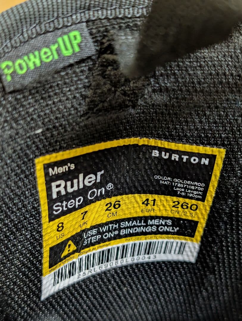 スノーボード 24-25 BURTON Men's Ruler Step On 26cm