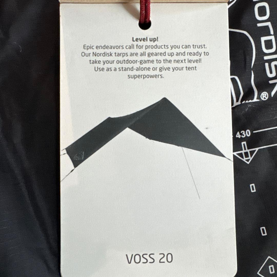 ノルディスク Nordisk VOSS 20 PU ブラックエディション