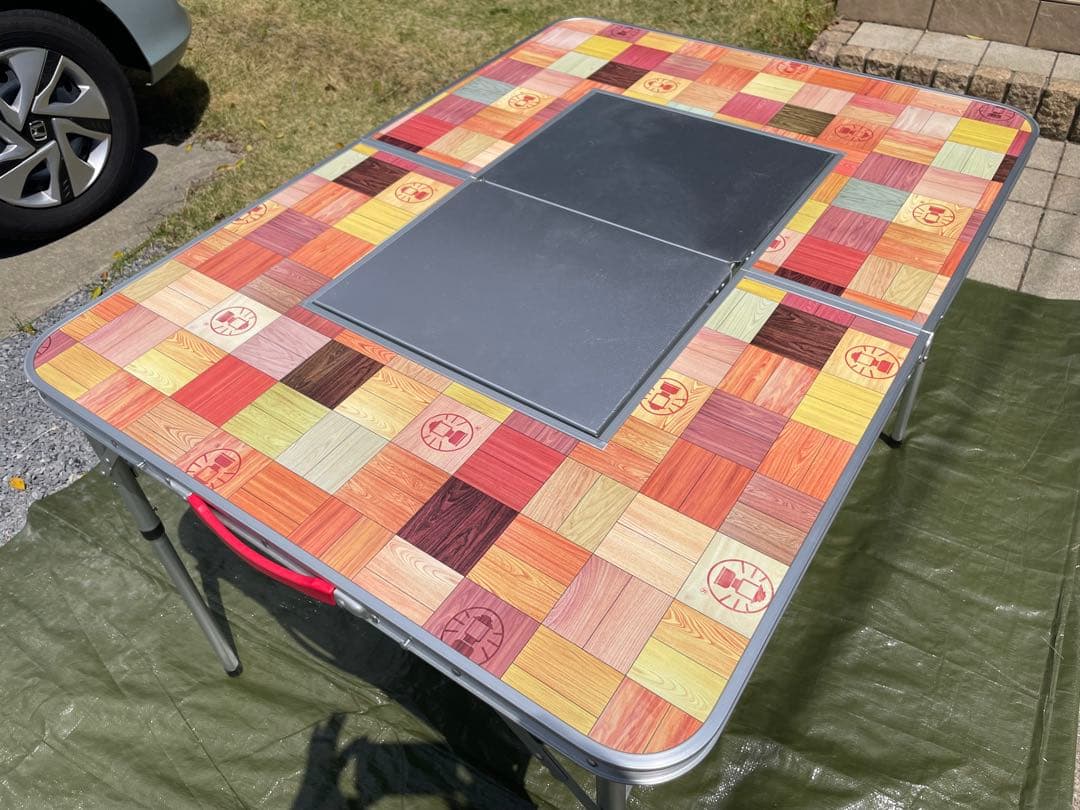 コールマン テーブル ナチュラルモザイクBBQテーブル 110プラス