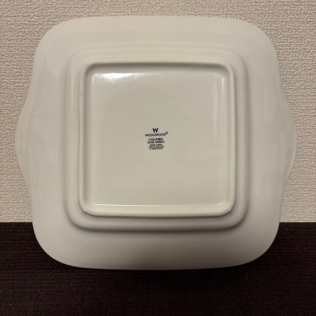 ウェッジウッド　コロンビア　セージグリーン　B&Bプレート ディナープレート