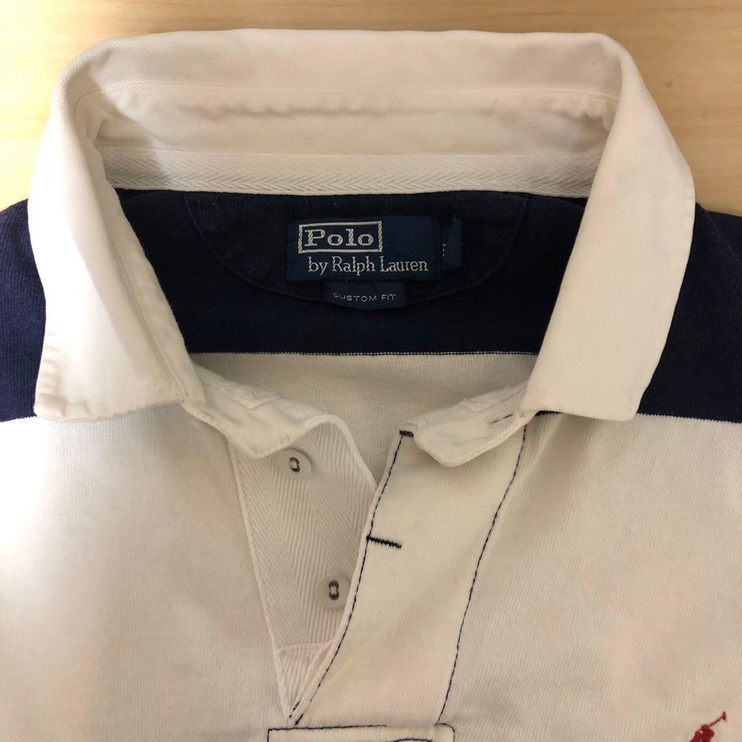 Polo by Ralph Lauren ラガーシャツ ネイビー/ホワイト