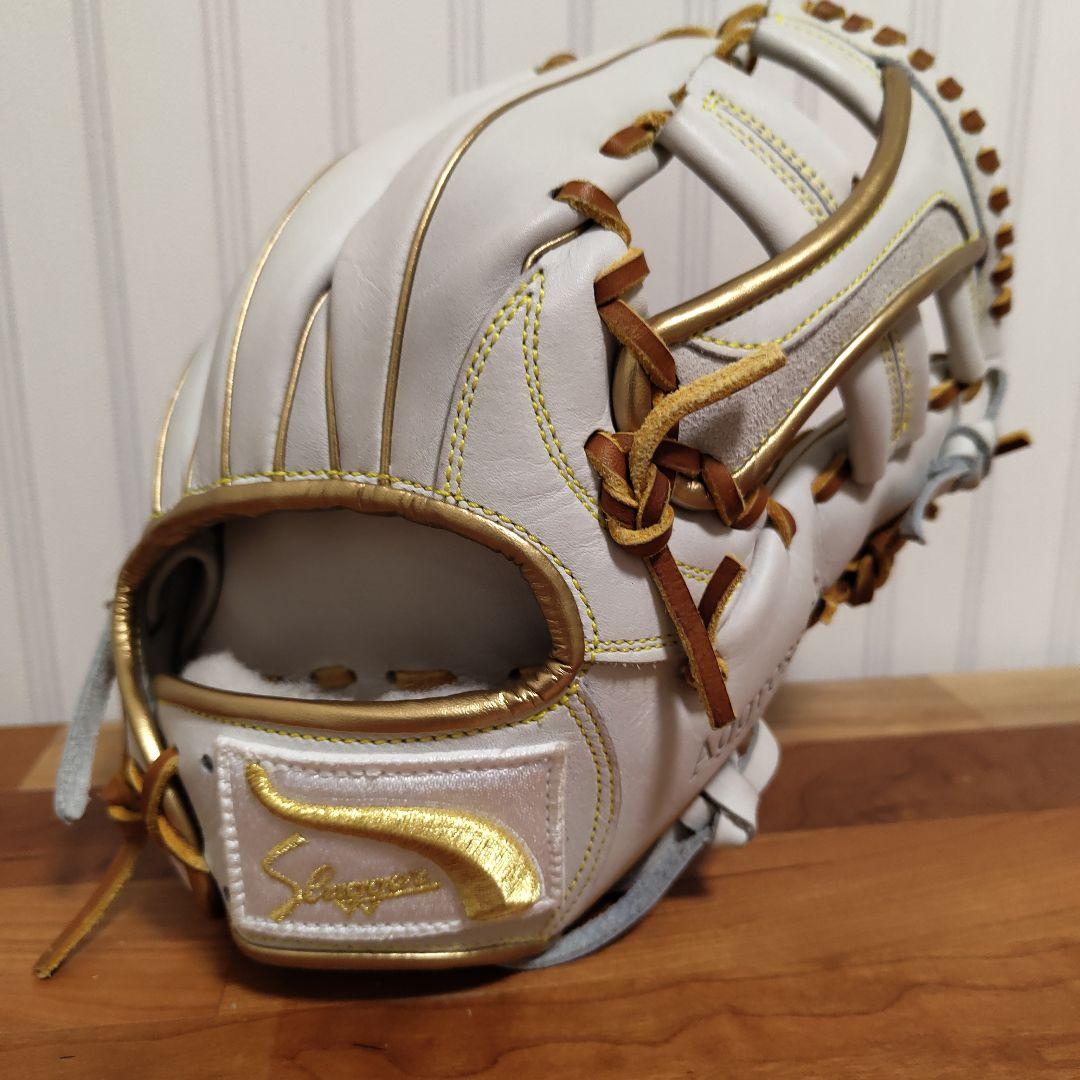 久保田スラッガー 軟式 グローブ オーダー 内野手 ホワイト 限定 野球