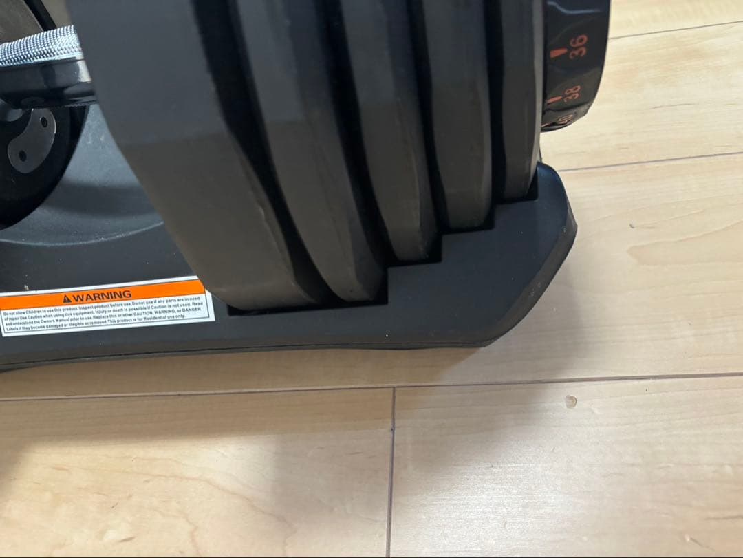 DUMBBELL 可変式ダンベル 40kg 筋トレ dumbbell ②