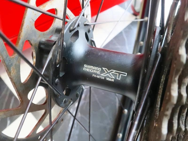 26インチ マヴィック MAVIC リアホイール 9速 ローター付 XT ハブ
