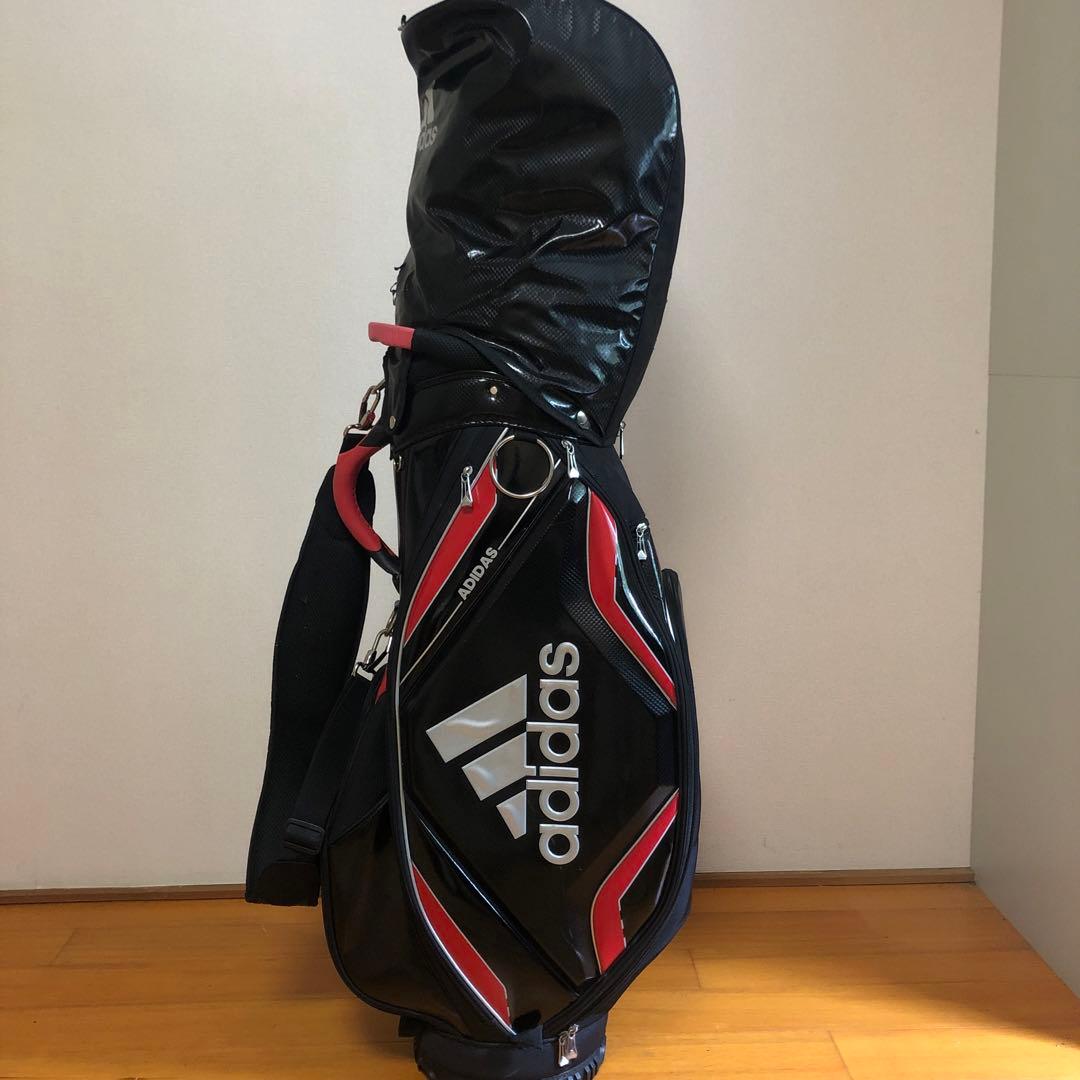 アディダスadidas キャディバッグ ブラック フード付き