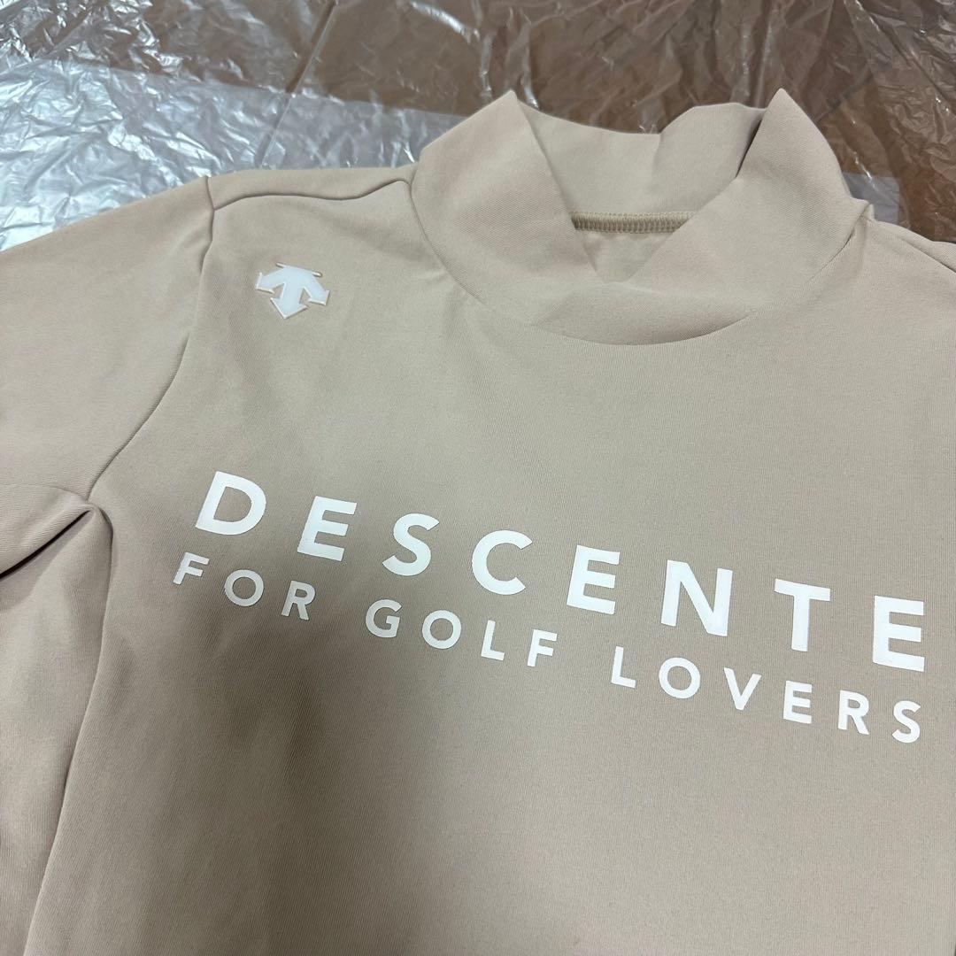 DESCENTE レディースゴルフシャツ ベージュ